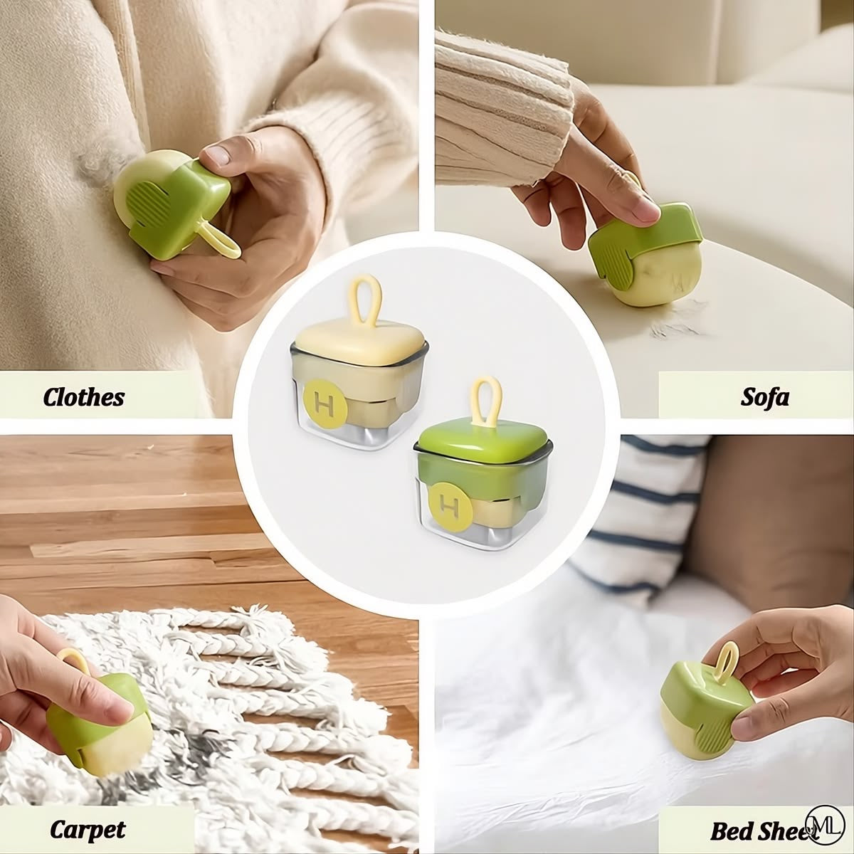 Luubhi Mini Lint Roller Washable Reusable Sticky Roller